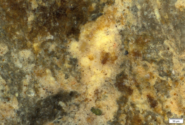 01 yellow pigment residue with red trace and orange spots.tif